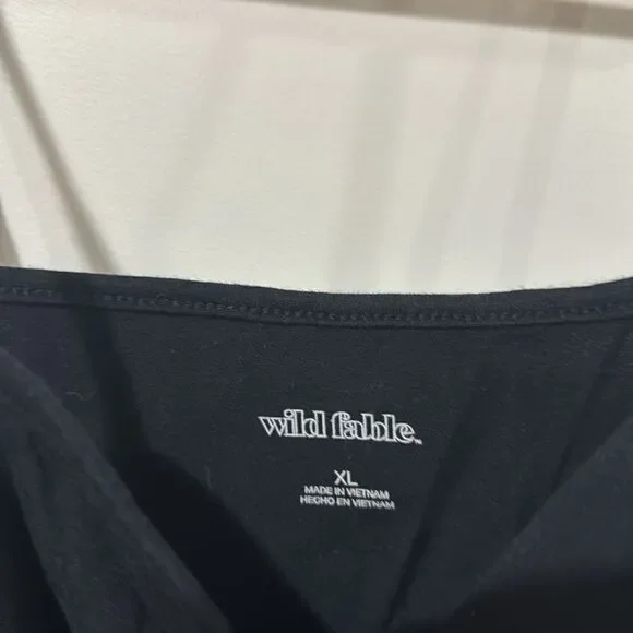 Wild Fable black cropped cami XL - Picture 2 of 2